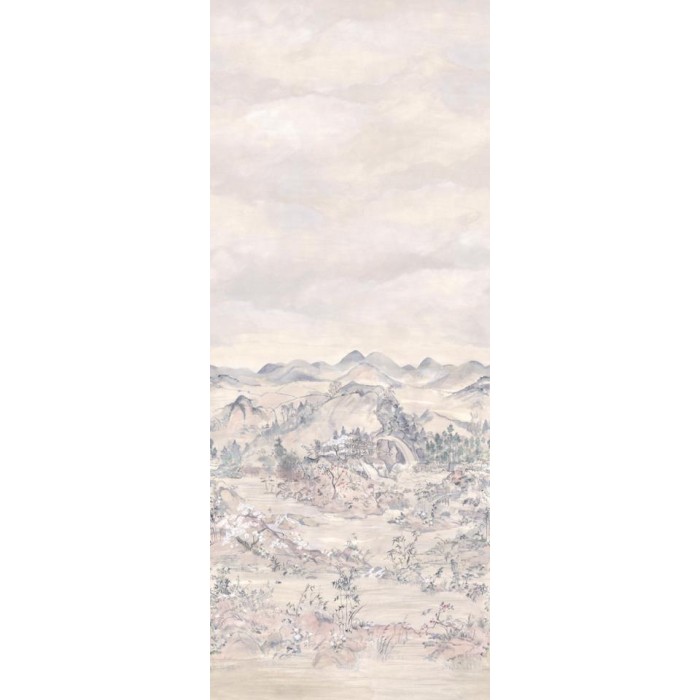 MURAL COLE&SON YOKU JAPANESE CHINOISERIE GR/ROSA