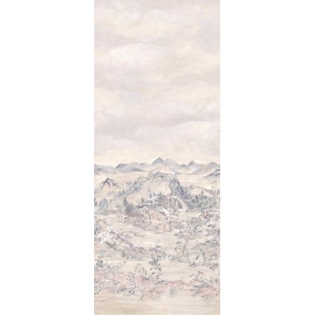 MURAL COLE&SON YOKU JAPANESE CHINOISERIE GR/ROSA