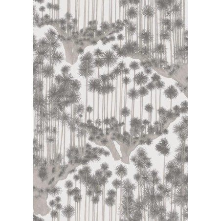 PAPEL PINTADO COLE&SON YOKU JAPANESE WOODS GR/BL