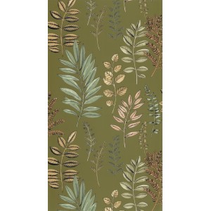 PAPEL PINTADO CASELIO ART OF BOTANY FLORIUM VERDE