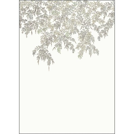 MURAL CASELIO ART OF BOTANY FALLING PETALS M MINT