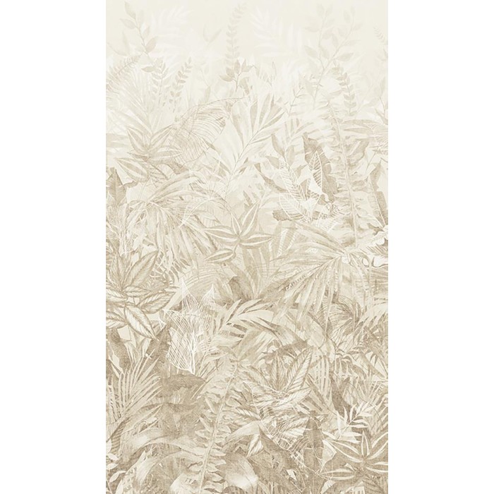 MURAL EIJFFINGER RIVIERA MAISON LINEN LEAVES CAMEL