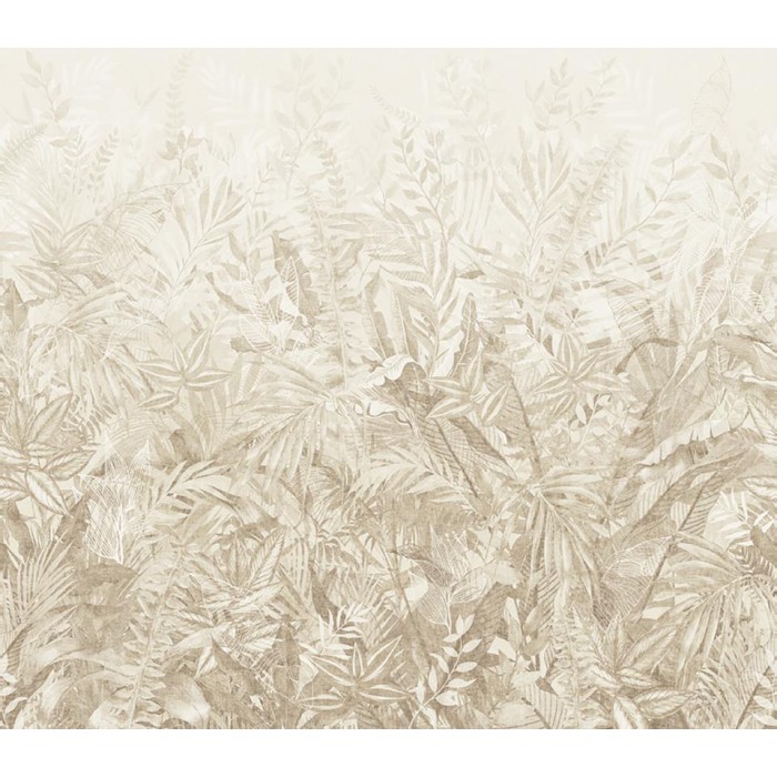 MURAL EIJFFINGER RIVIERA MAISON LINEN LEAVES CAMEL