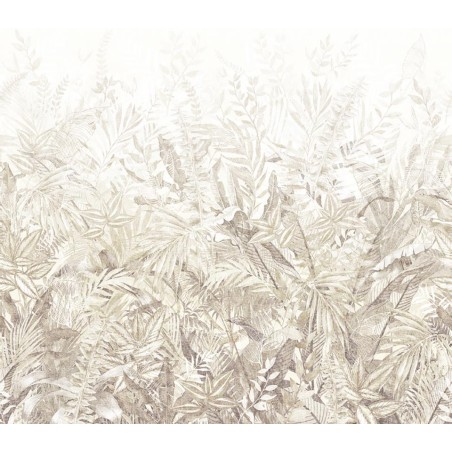 MURAL EIJFFINGER RIVIERA MAISON LINEN LEAVES SAGE