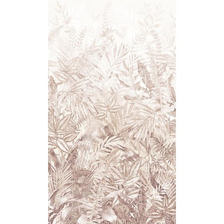 MURAL EIJFFINGER RIVIERA MAISON LINEN LEAVES TAUPE