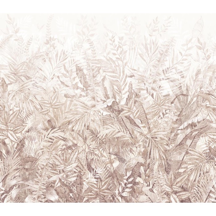 MURAL EIJFFINGER RIVIERA MAISON LINEN LEAVES TAUPE