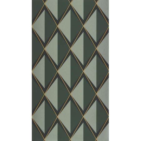 PAPEL PINTADO CASADECO ANNÉES FOLLES CHAPLIN VERDE