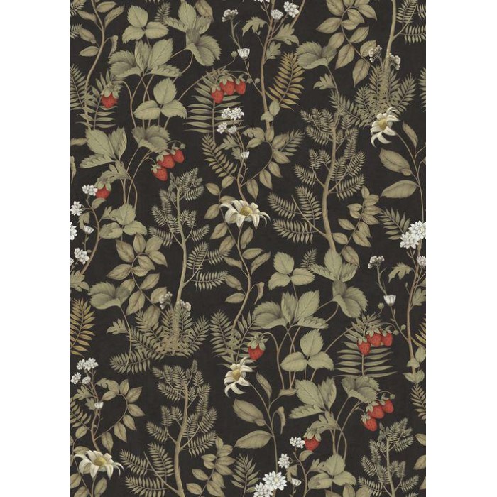 PAPEL PINTADO CASADECO HERITAGE STRAWBERRY NOIR 