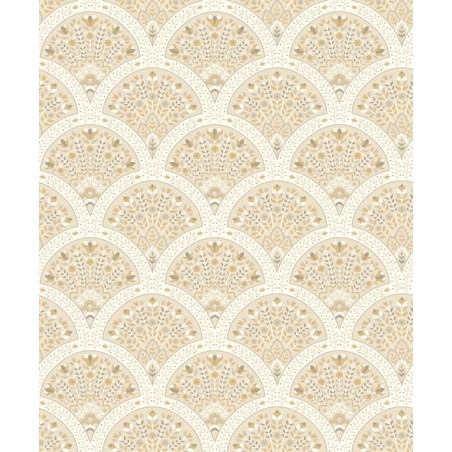 PAPEL PINTADO CASADECO HERITAGE WALLACE CREMA/DOR