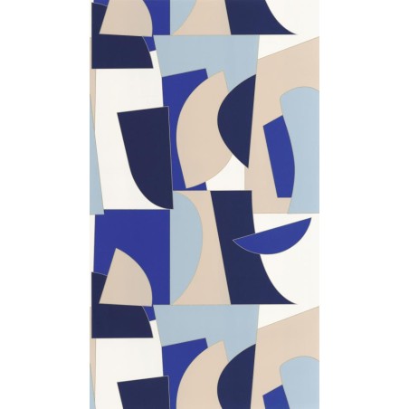 PAPEL PINTADO CASELIO OUTLINES FIGURES AZ/BE 