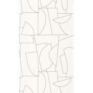 PAPEL PINTADO CASELIO OUTLINES EDGES BL/NEG