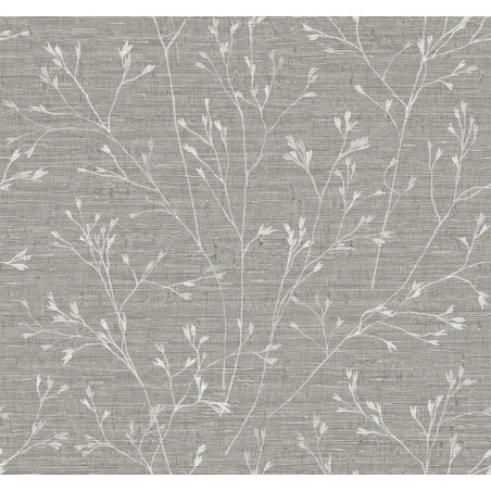 PAPEL PINTADO LA MAISON FIBERS & THREADS 8 GRIS
