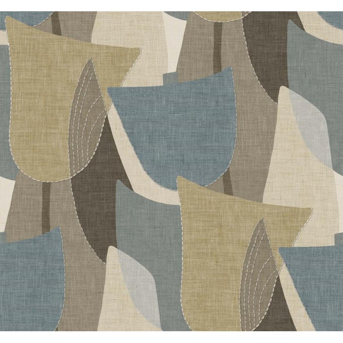 PAPEL PINTADO LA MAISON FIBERS & THREADS 17 AZ/BE