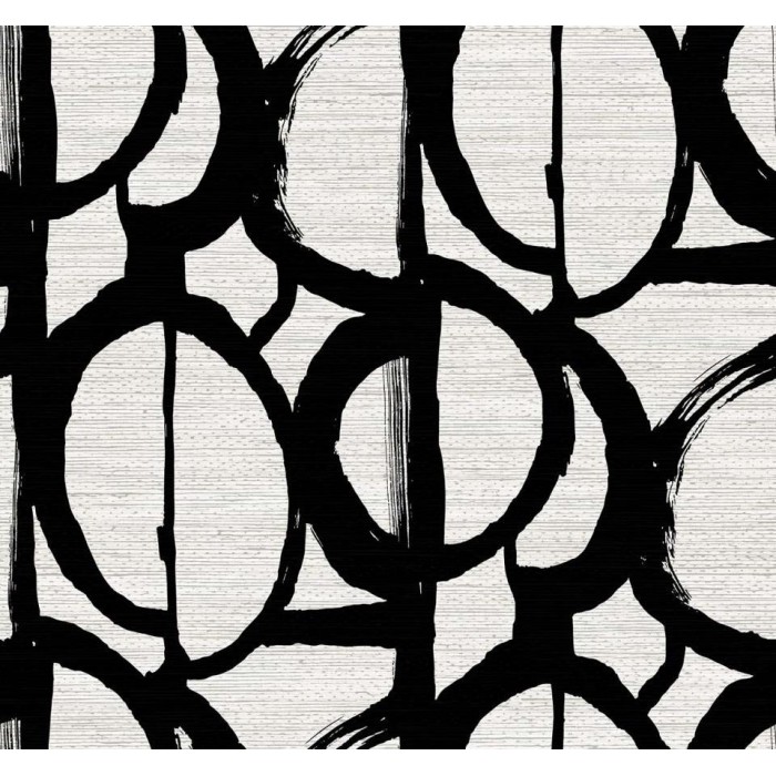 PAPEL PINTADO LA MAISON FIBERS & THREADS 33 NEGRO