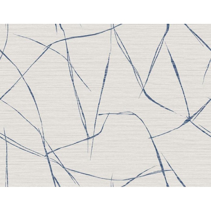 PAPEL PINTADO LA MAISON FIBERS 51 GRIS/AZ