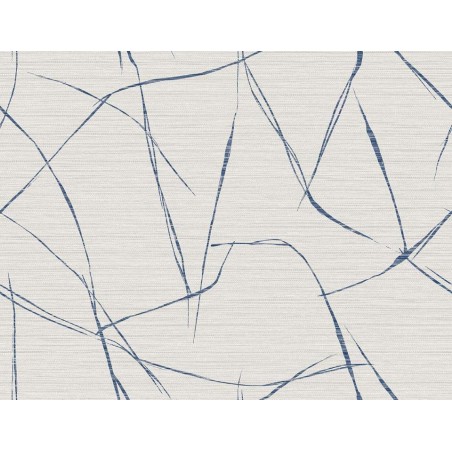 PAPEL PINTADO LA MAISON FIBERS 51 GRIS/AZ