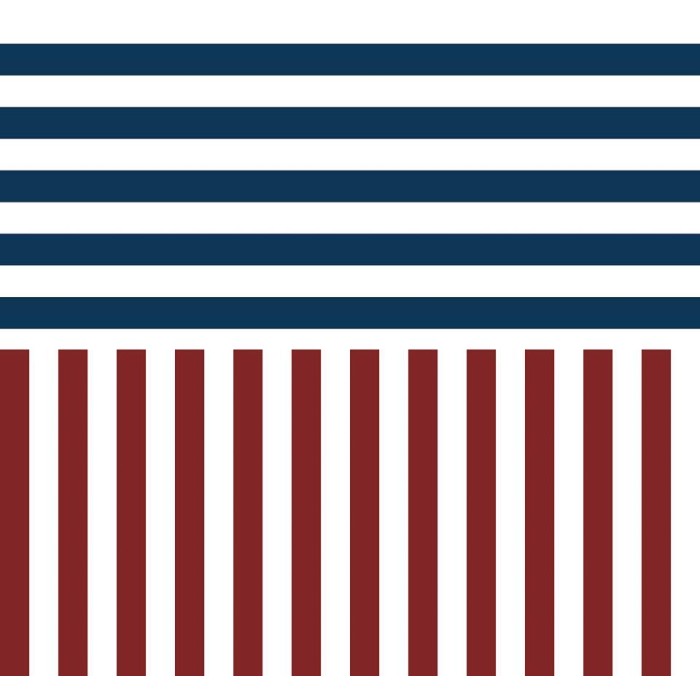 PAPEL PINTADO LA MAISON NANTUCKET BECK AZ/ROJ