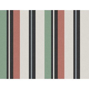 PAPEL PINTADO LA MAISON NANTUCKET ROJ/NE/VER