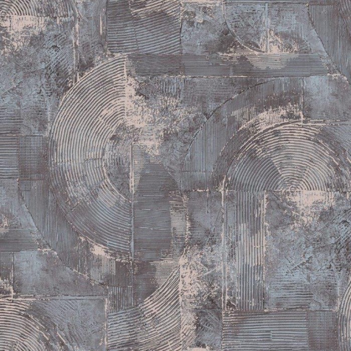 PAPEL PINTADO KEMEN MARBELLA GR/AZ/PLAT