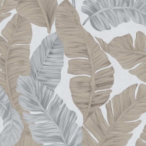 PAPEL PINTADO KEMEN MARBELLA GRIS/PLA/BRONCE