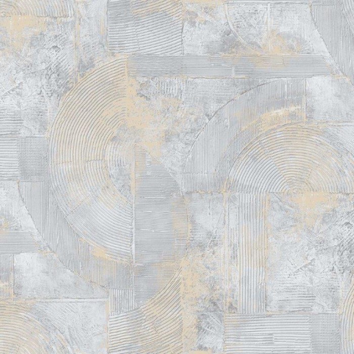 PAPEL PINTADO KEMEN MARBELLA GRIS CEMENTO/PLATA