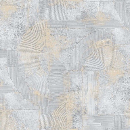 PAPEL PINTADO KEMEN MARBELLA GRIS CEMENTO/PLATA