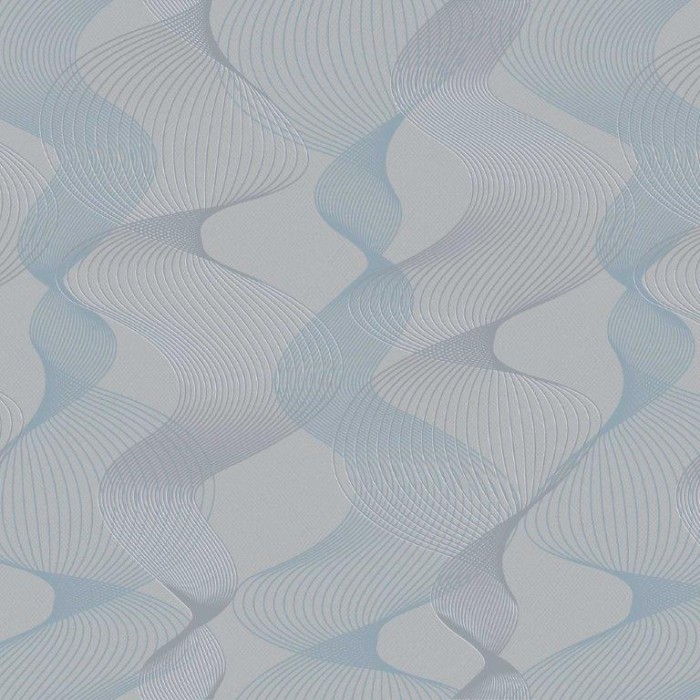 PAPEL PINTADO KEMEN MARBELLA GR/AZ/PLATA