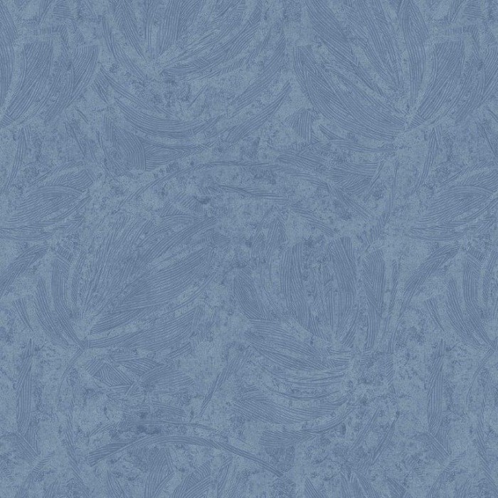 PAPEL PINTADO KEMEN MARBELLA AZUL LLUVIA BRILLO