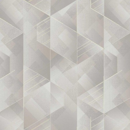 PAPEL PINTADO KEMEN MARBELLA GRIS PLATINO