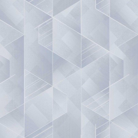 PAPEL PINTADO KEMEN MARBELLA GRIS PLATA BRILLO