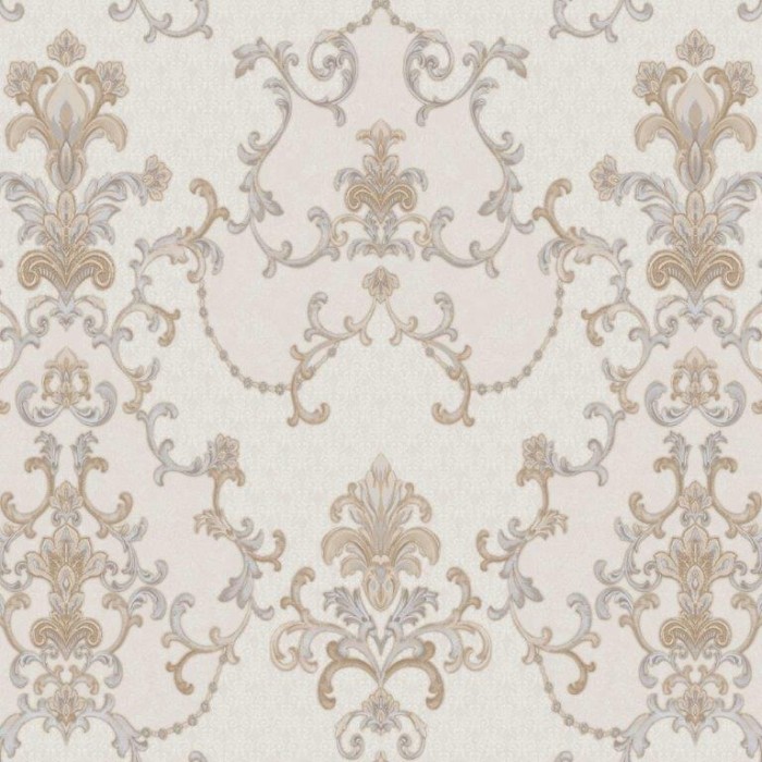PAPEL PINTADO KEMEN MARBELLA BEIG/GRIS PLATA