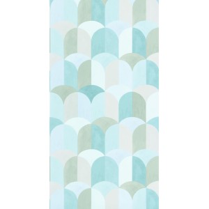 PAPEL PINTADO CASELIO KITCHEN BOX BANDOL AZUL