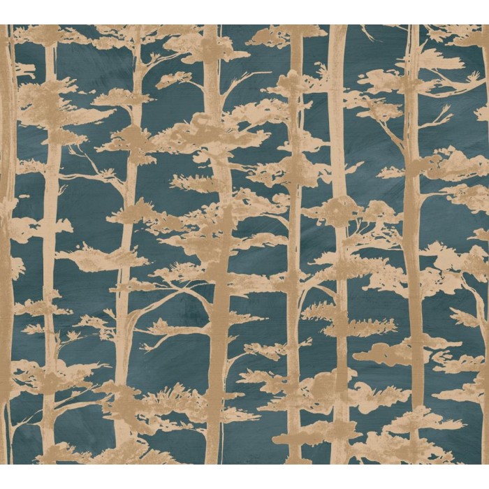 PAPEL PINTADO CASAMANCE LEGENDES AME AZULADO/OCRE