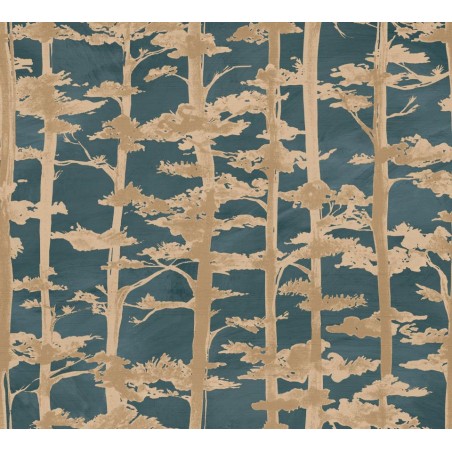 PAPEL PINTADO CASAMANCE LEGENDES AME AZULADO/OCRE