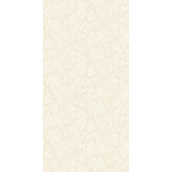 PAPEL PINTADO CASAMANCE BRODERIES PASTEL BLANCO