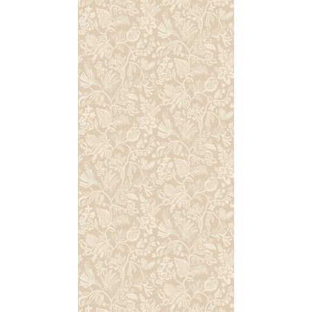 PAPEL PINTADO CASAMANCE BRODERIES PASTEL BEIGE