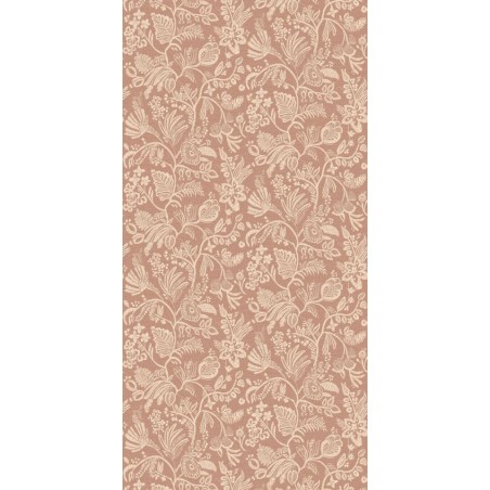 PAPEL PINTADO CASAMANCE BRODERIES PASTEL ROS/BEIG