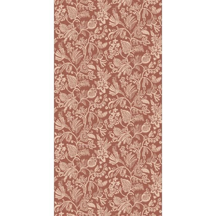 PAPEL PINTADO CASAMANCE BRODERIES PASTEL BURDEO
