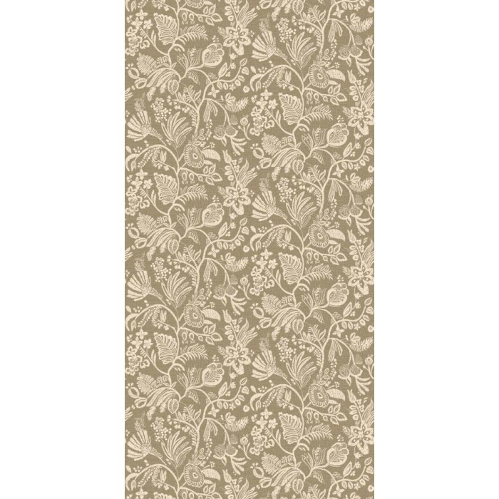 PAPEL PINTADO CASAMANCE BRODERIES PASTEL MAR/BEIG