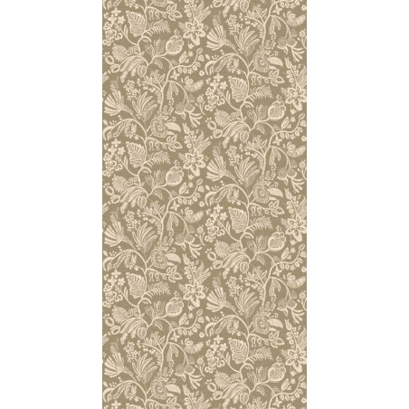 PAPEL PINTADO CASAMANCE BRODERIES PASTEL MAR/BEIG