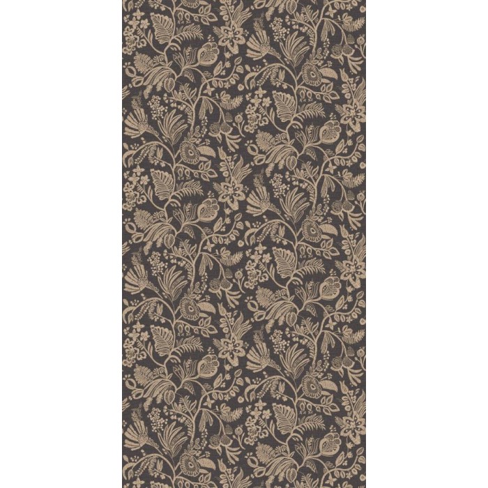 PAPEL PINTADO CASAMANCE BRODERIES PASTEL NEG/BEIG