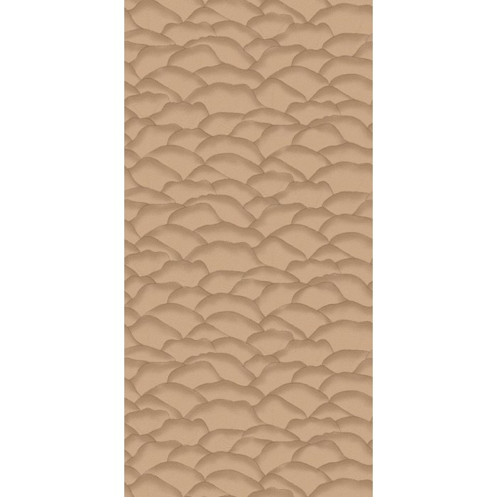 PAPEL PINTADO CASAMANCE BRODERIES ONDULA MARRÓN