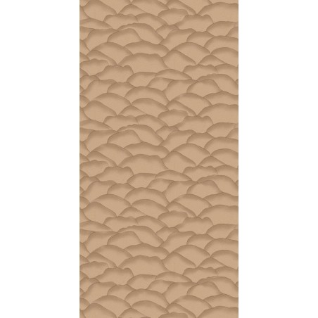 PAPEL PINTADO CASAMANCE BRODERIES ONDULA MARRÓN