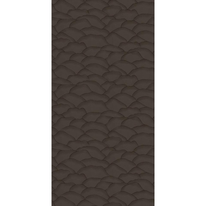 PAPEL PINTADO CASAMANCE BRODERIES ONDULA MAR/NEG