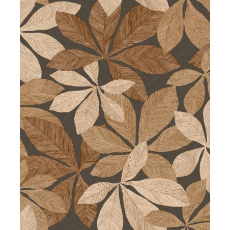 PAPEL PINTADO CASELIO WOODLINE LIGNARIA MAR/NEG