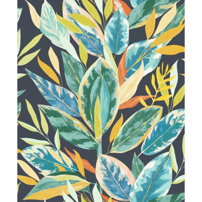 PAPEL PINTADO CASADECO RIO FICUS MULTICOLOR