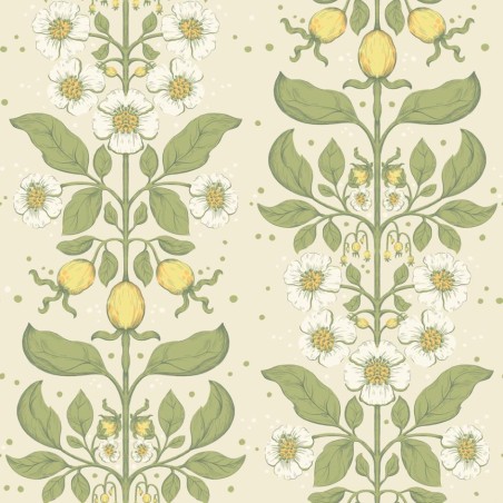 PAPEL PINTADO LA MAISON SALTVIKEN ROSA BEIG/VER/AM