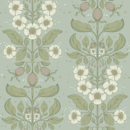 PAPEL PINTADO LA MAISON SALTVIKEN ROSA CEL/VER