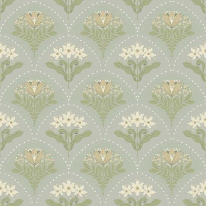 PAPEL PINTADO LA MAISON SALTVIKEN MAJ CEL/VER