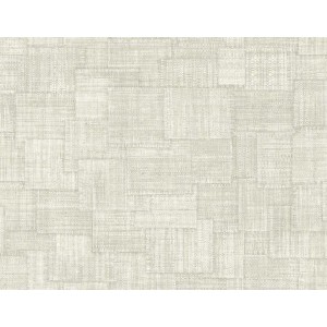 PAPEL PINTADO LA MAISON RAFFIA WOVEN BLOCKS PERLA